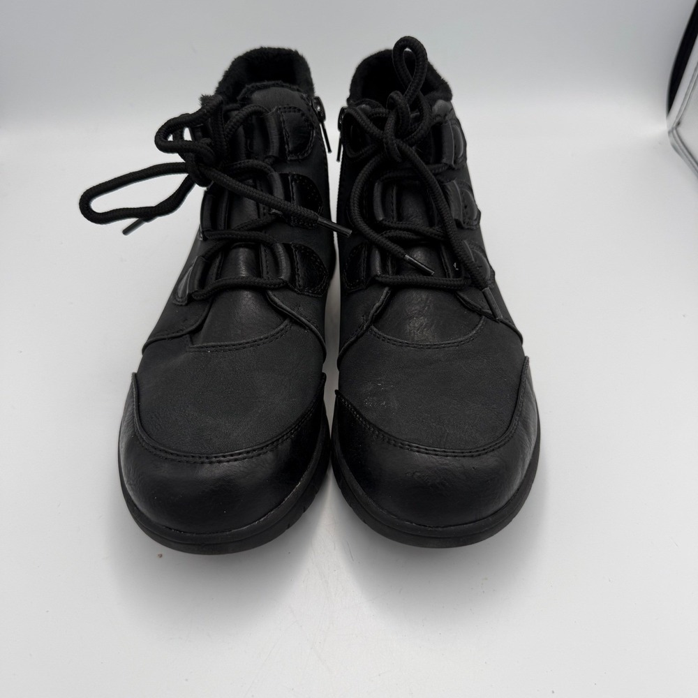Easy Street Easy Dry Womens Black Faux Fur Lined Winter Boots 8M 81-8271 - Picture 4 of 9